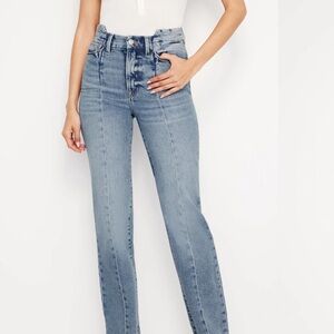 Good American Good Boy jeans.  Indigo.
EUC.  Size 2.